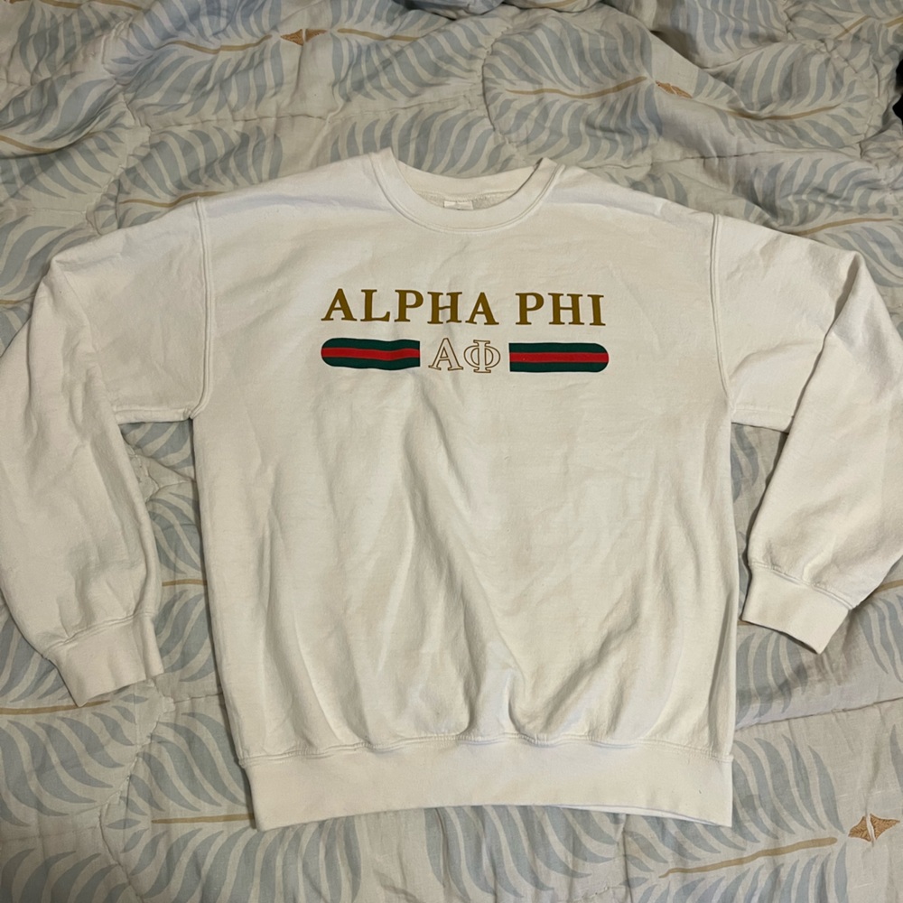 Alpha Phi x Gucci Sorority Crewneck Sweatshirt